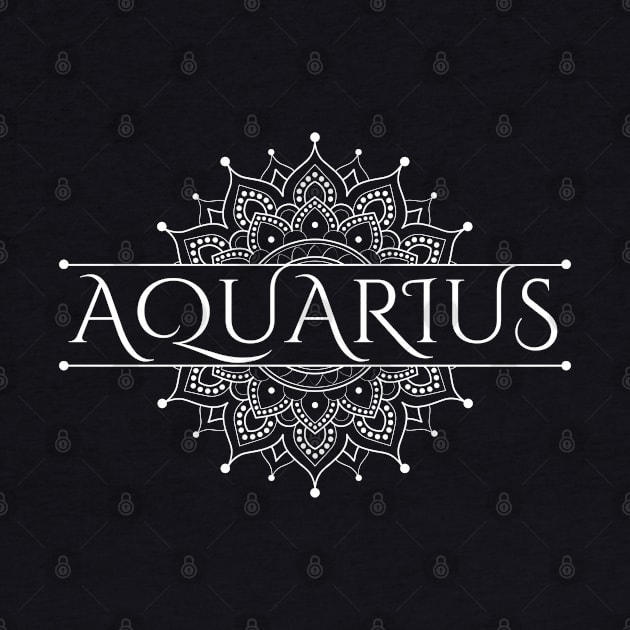 Aquarius Mandala by Mazzlo Shop